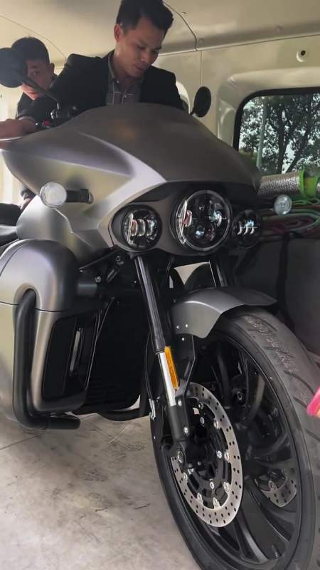 摩瑞大黑鲨复古巡航太子同城送货上门……-度小视