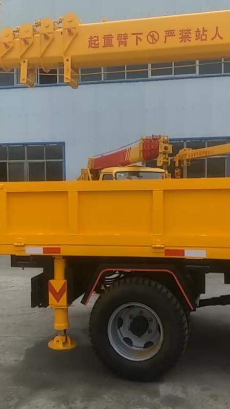 轮式四不像随车吊 园林移树随车车自备吊 一机多用-度小视