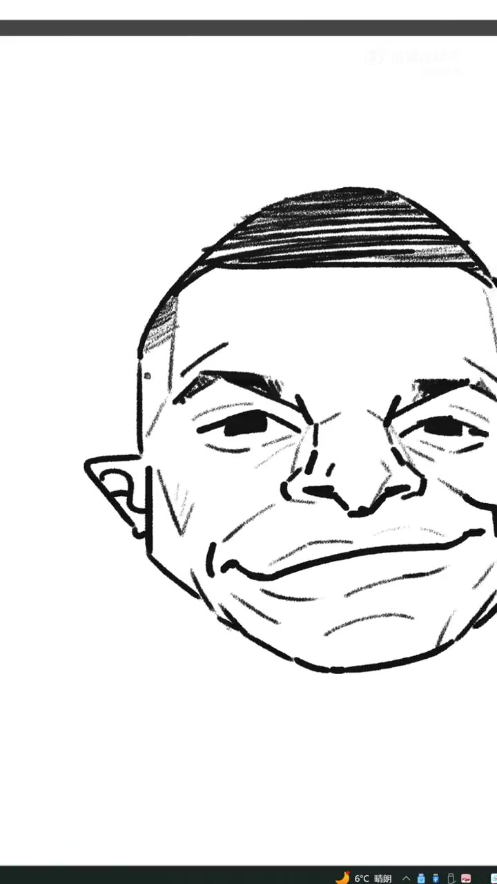 今晚谁能姆巴佩简笔画姆巴佩画2022卡塔尔世界杯简笔画姆巴佩 简笔画