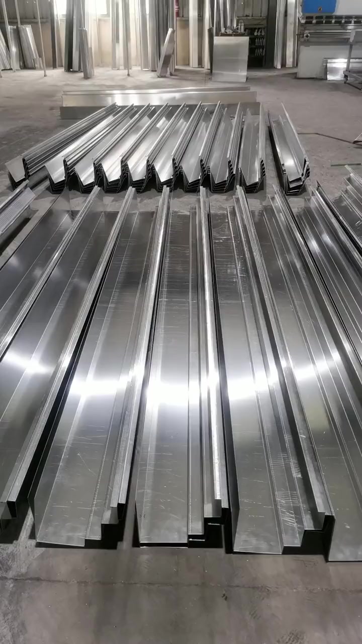 铝合金8k天沟排水槽 落水系统 檐沟雨水槽可来图定制-度小视