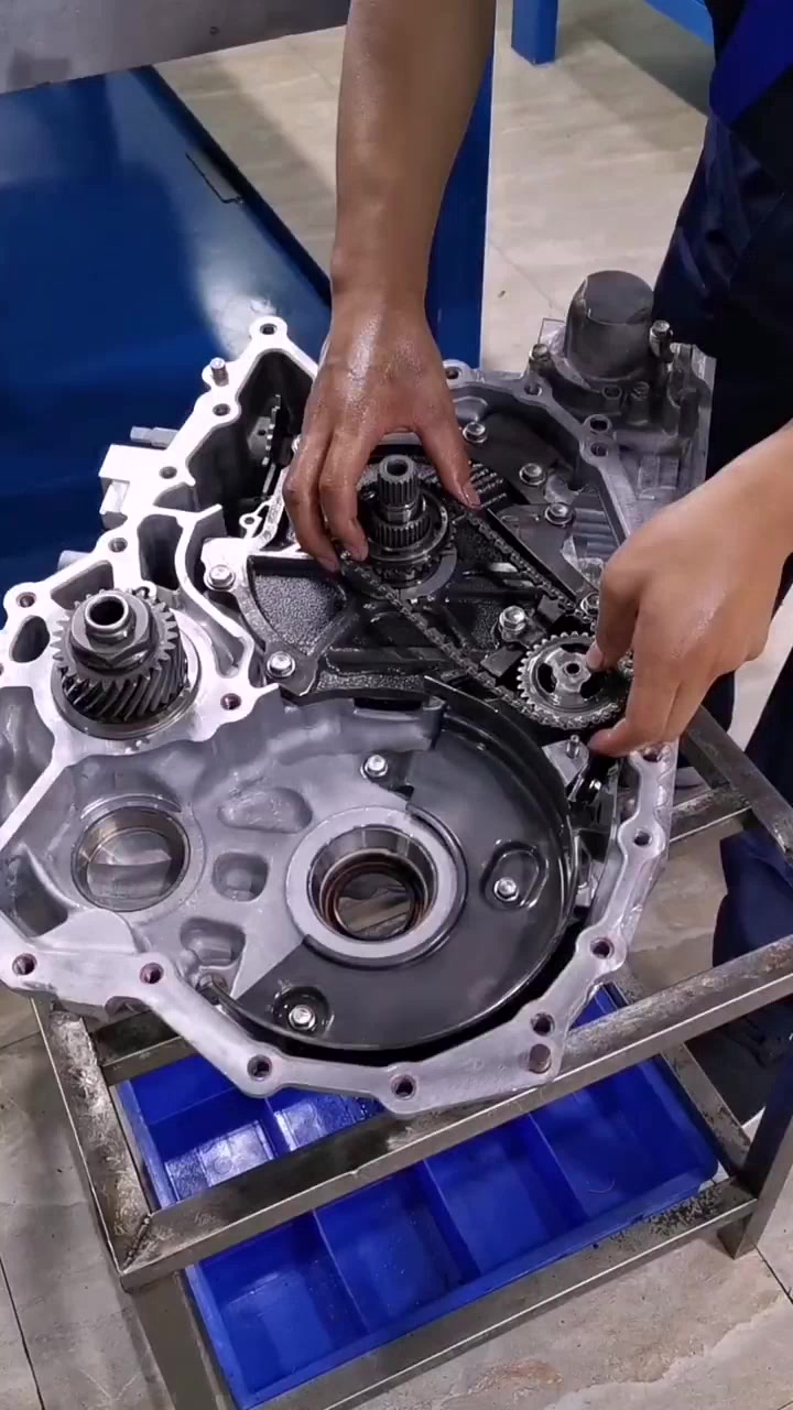 日产逍客jf017变速箱组装视频来了