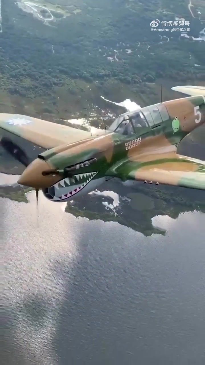 飞虎队涂装的p-40