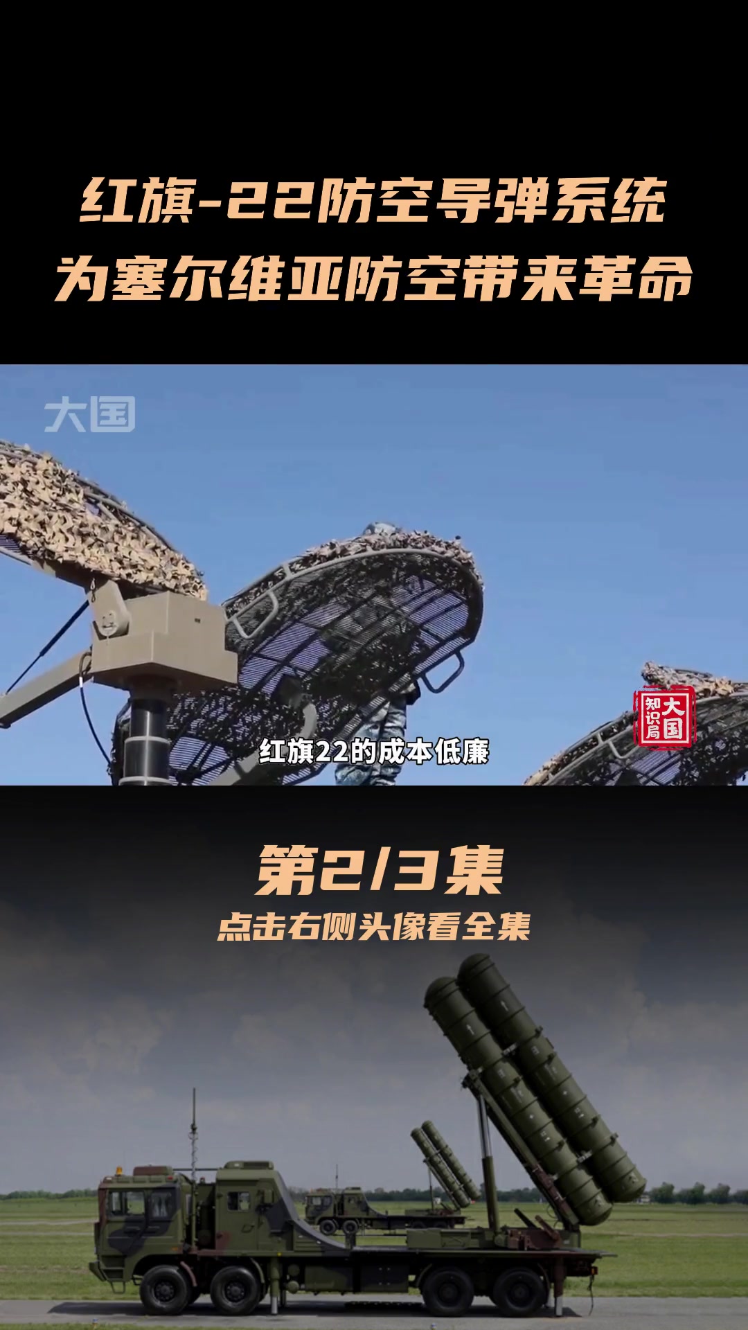 红旗-22防空导弹系统,为塞尔维亚防空带来革命 防空系统 大国重器