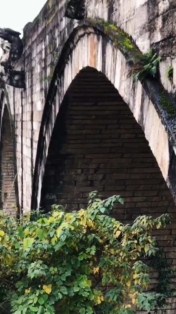 重庆市涪陵龙门桥.重庆现存最大古桥.建于清朝.现在是移建的.