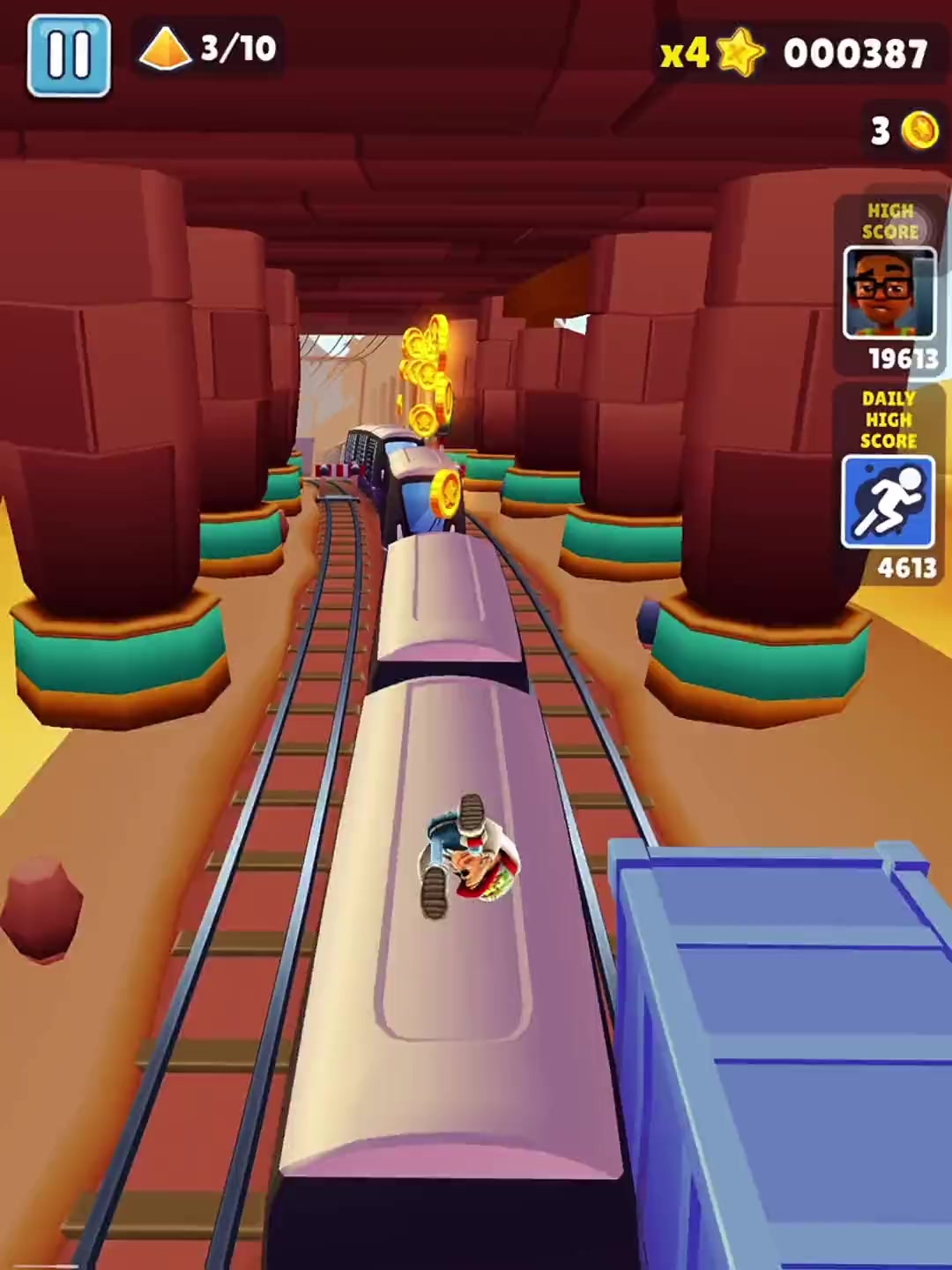 拿捏锅铲新三绕 地铁跑酷9周年 fanbook作者团 操作 基本操作 地铁跑