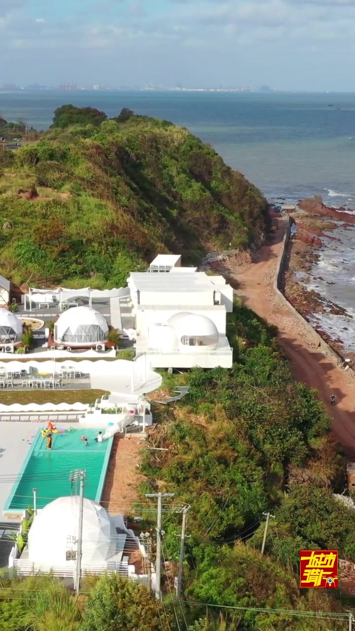 航拍防城港网红打卡地,太浪漫太少女心了 网红打卡地 光影广西-度小视