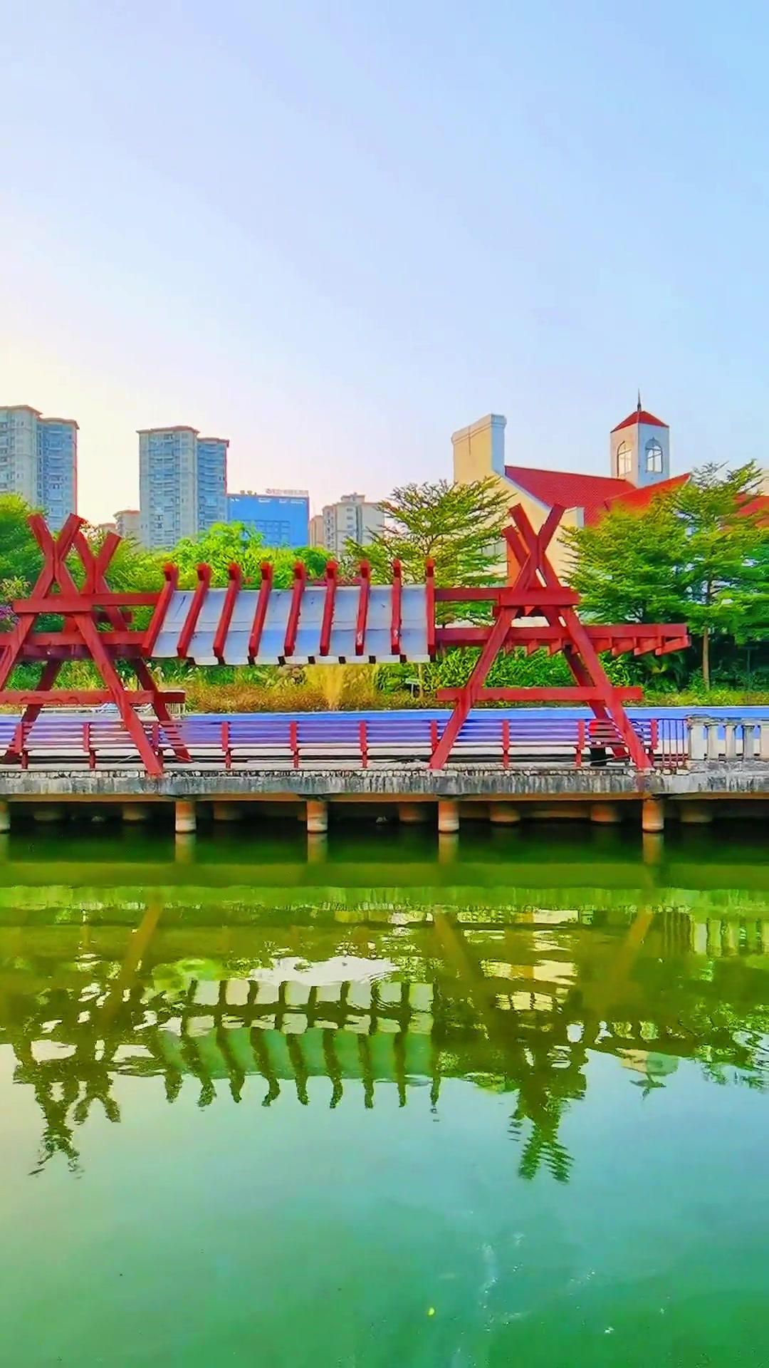 防城港 城市风景 钓鱼休闲的好地方-度小视