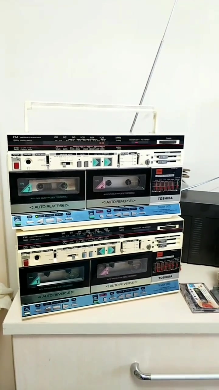 听听维修保养后的的东芝sx85收录机效果怎样-度小视