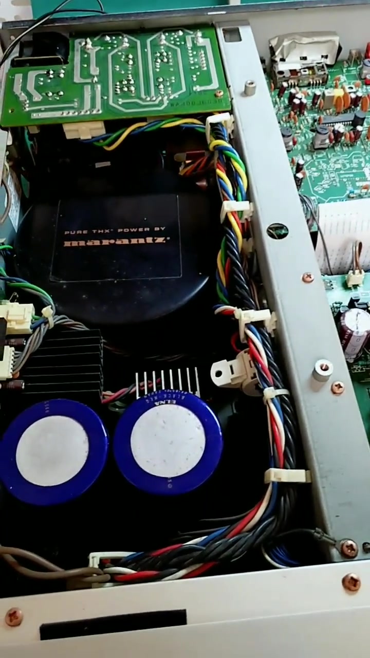 马兰士sr18功放机维修完工测试中-度小视