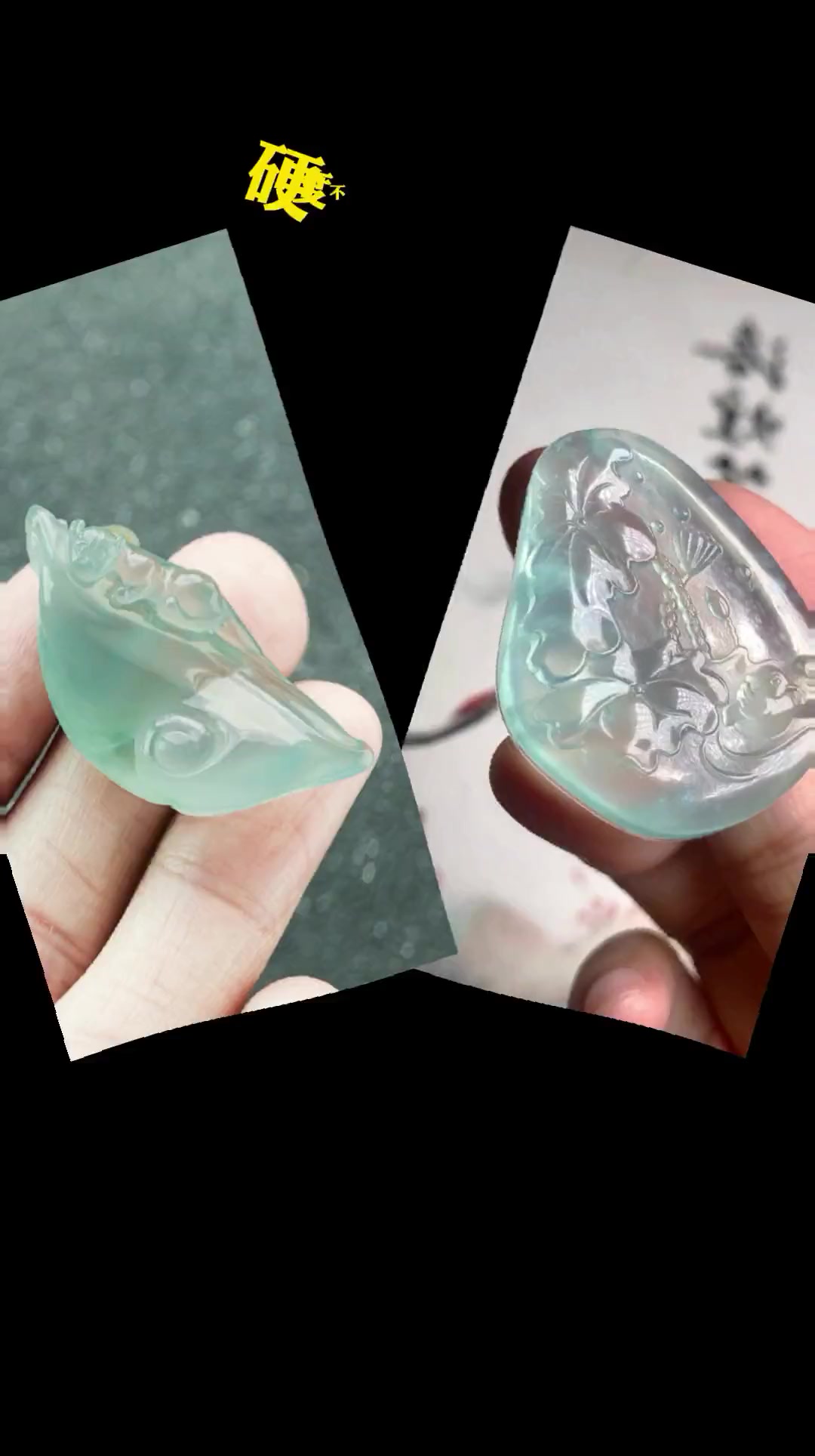 天青冻和翡翠究竟有何不同,视频里见分晓 天青冻 翡翠鉴别 天青冻蓝冰