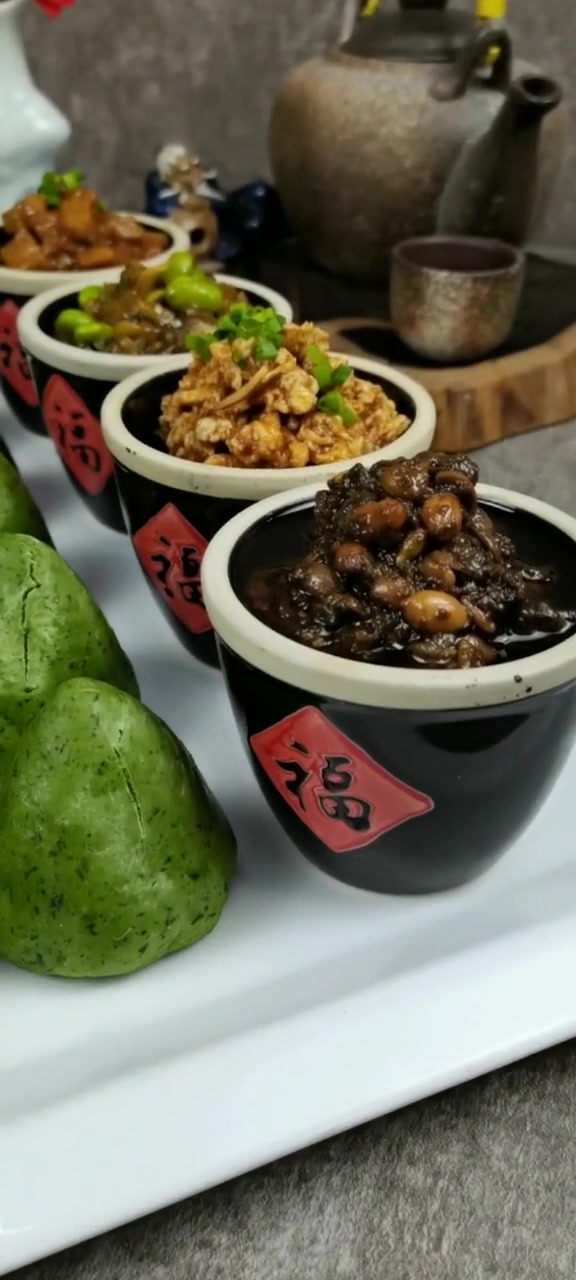 阳谷传统(酱豆野菜窝窝头)美食 餐饮 厨师 传统美食 唯有美食不可负