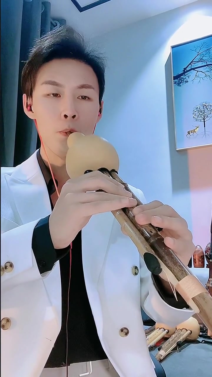 葫芦丝《悲情面具》g调