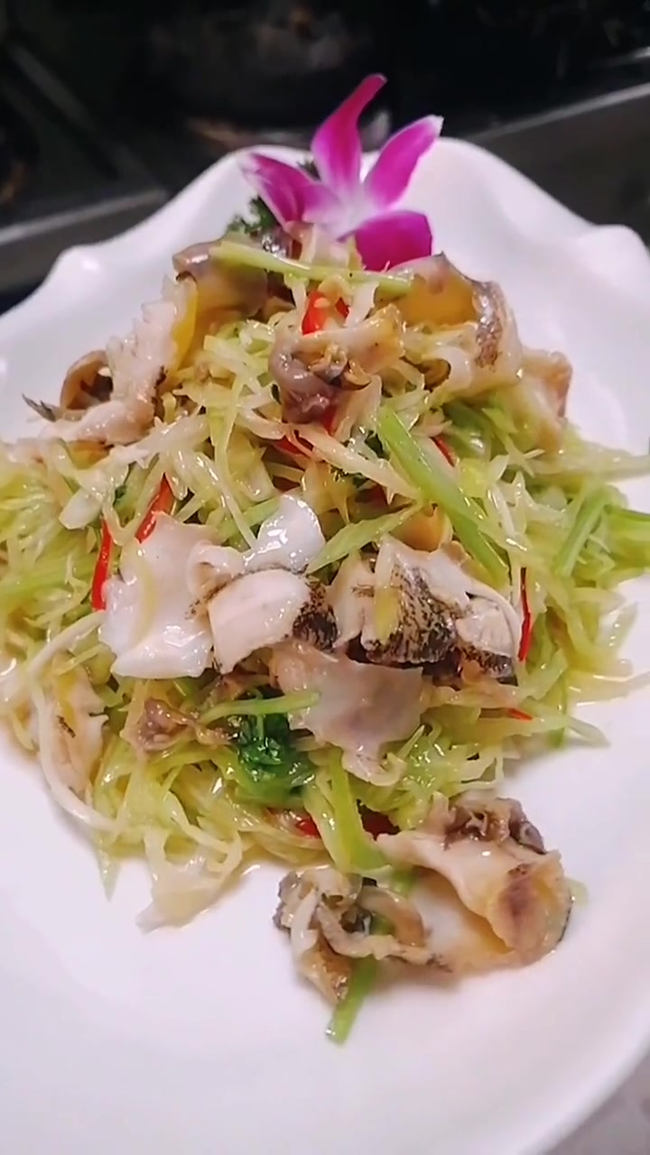 姜葱炒螺片 这个大家都爱吃不