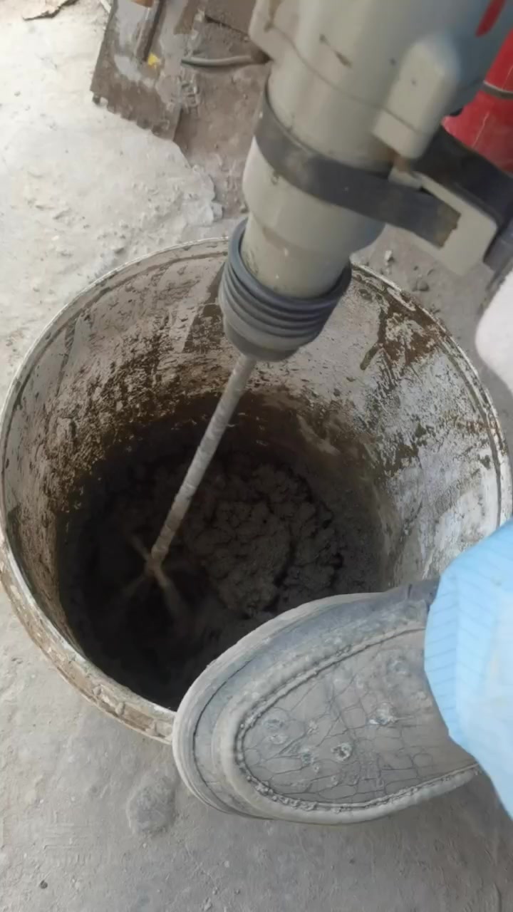 高强无收缩灌浆料的搅拌方式