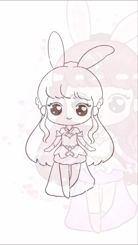 斗罗大陆萌萌小舞简笔画 q版斗罗卡通画-度小视