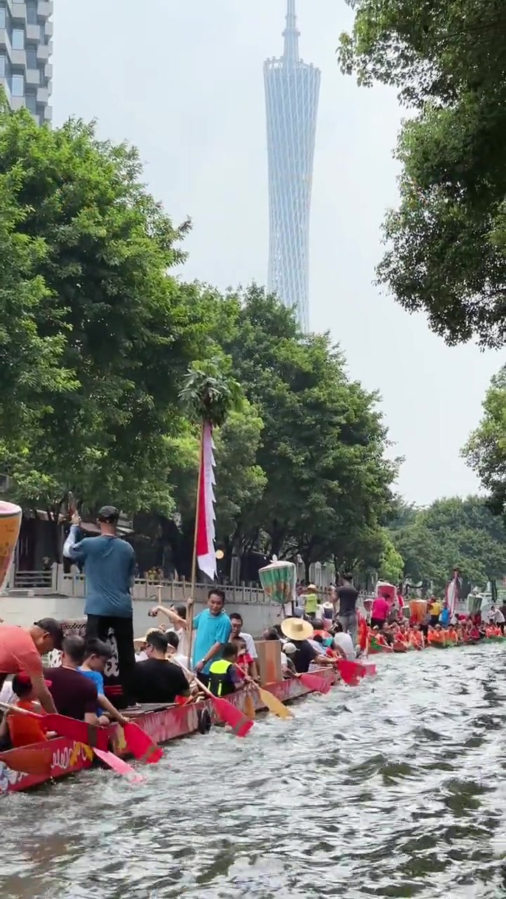 一起来领略村民们的节日风采 猎德 龙舟 端午