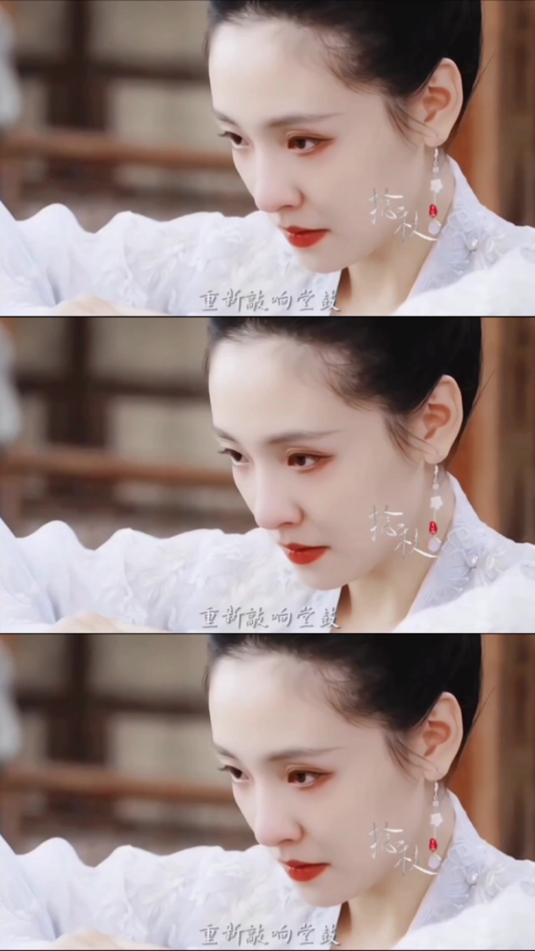 吴倩新剧来袭 感觉她的眼神坚定了许多