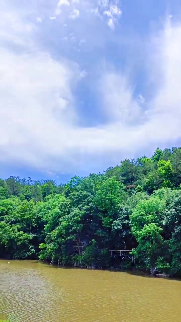 湖北大悟网红同心桥 网红桥 大悟  上热门