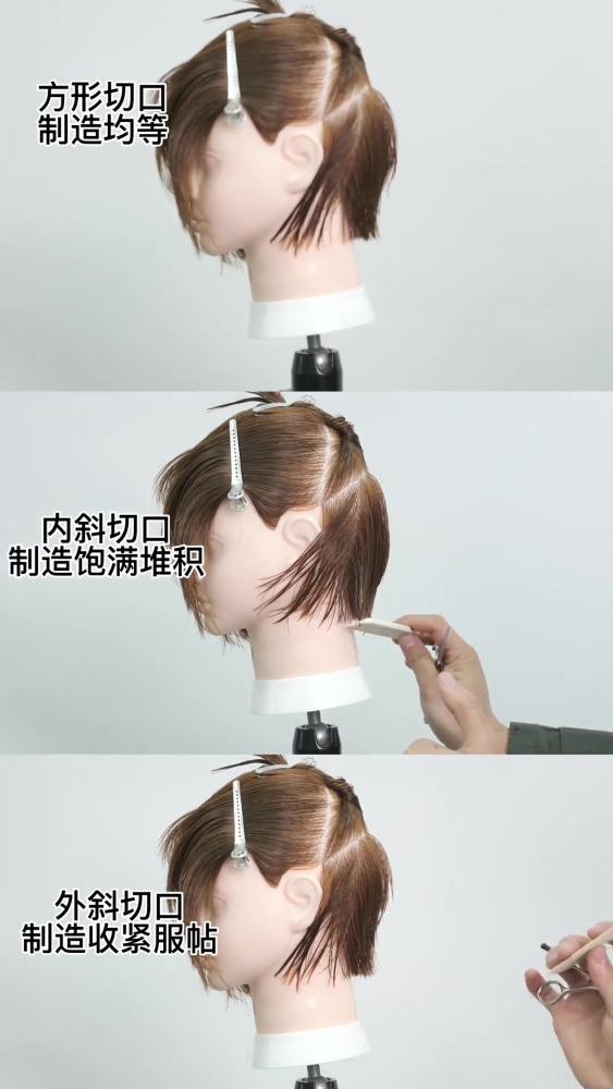 剪头发一定要知道切口的重要性!新手小白赶快学习一下!(剪发教科书)美发技术分享 发型师 基础裁剪 剪头发教程 助理升发型师,时尚,美发,好看视频