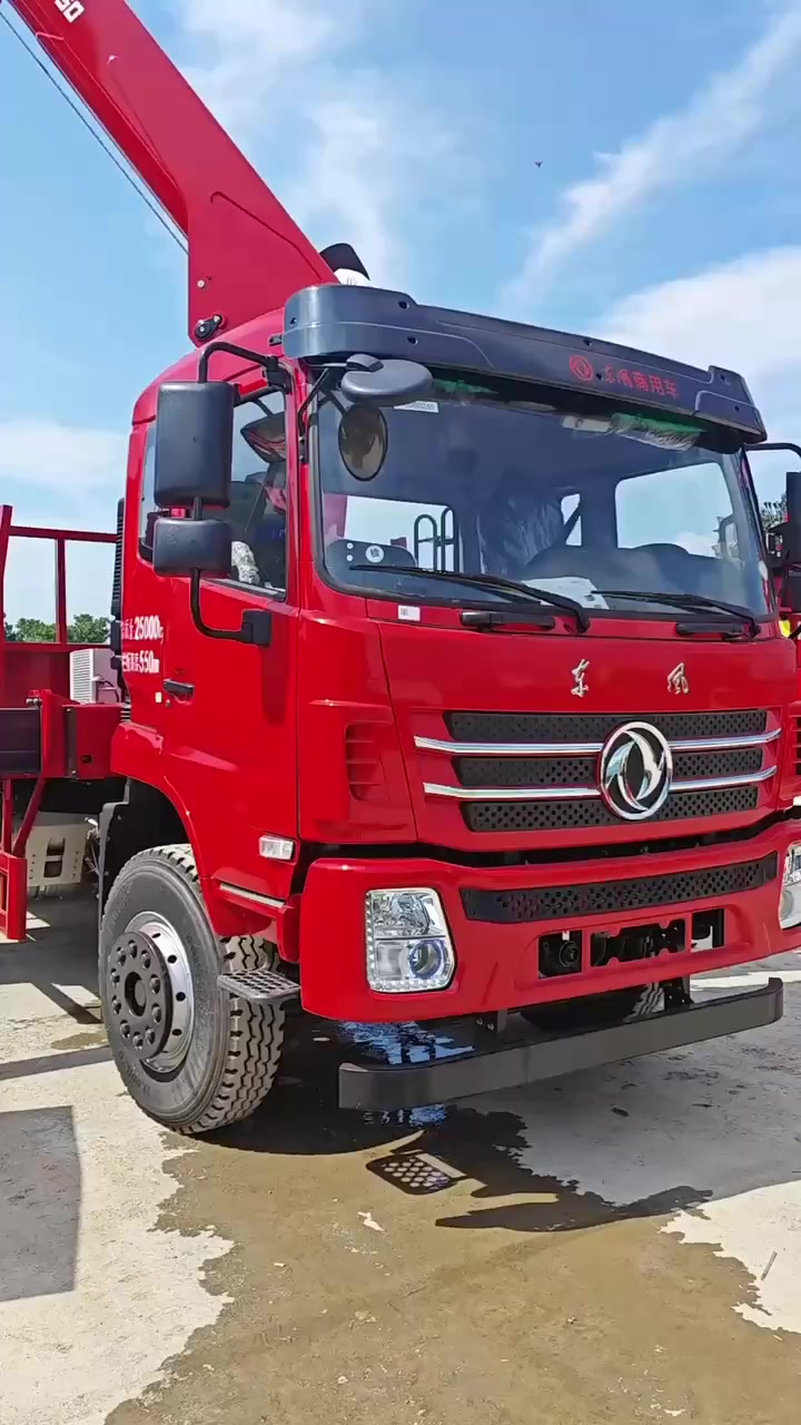 东风k5后八轮随车吊