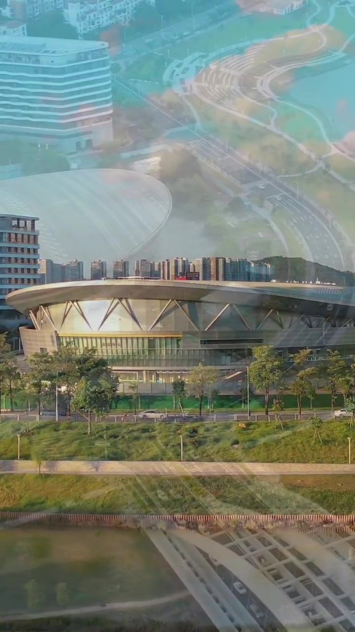 惠阳区体育馆,一个压扁的大鸡蛋.