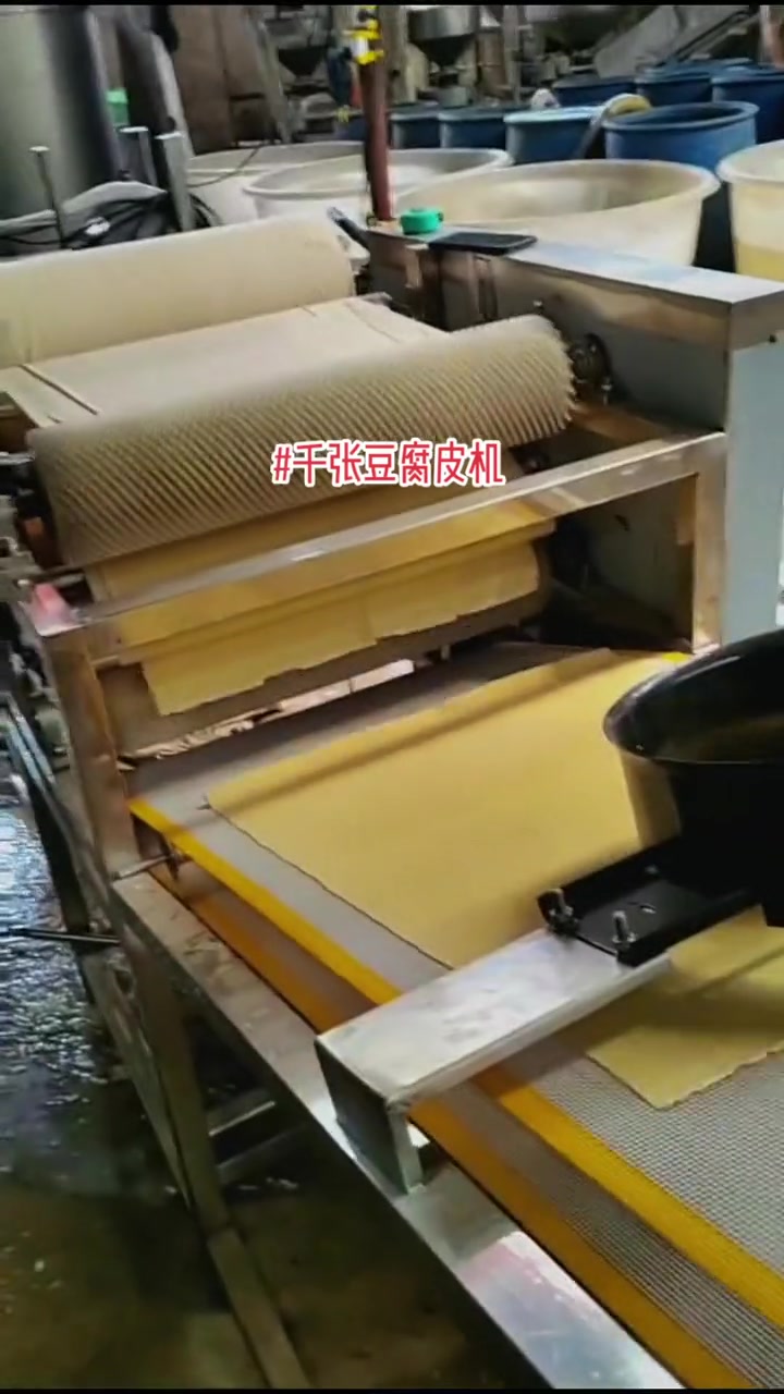 创作灵感 千张豆腐皮机 大型千张生产线 豆腐皮机千张机 定制时产300