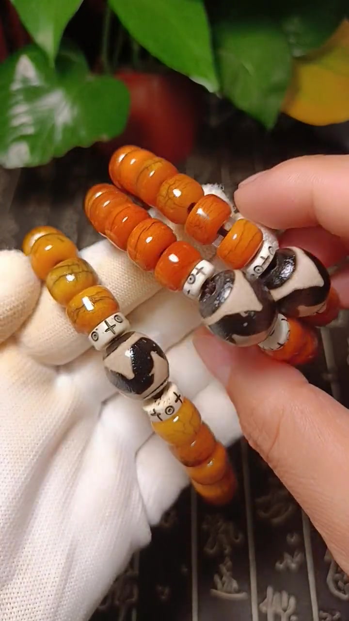 文玩手串隔片配饰 文玩手串配饰 手串隔片垫片 牛骨隔片 手串搭配