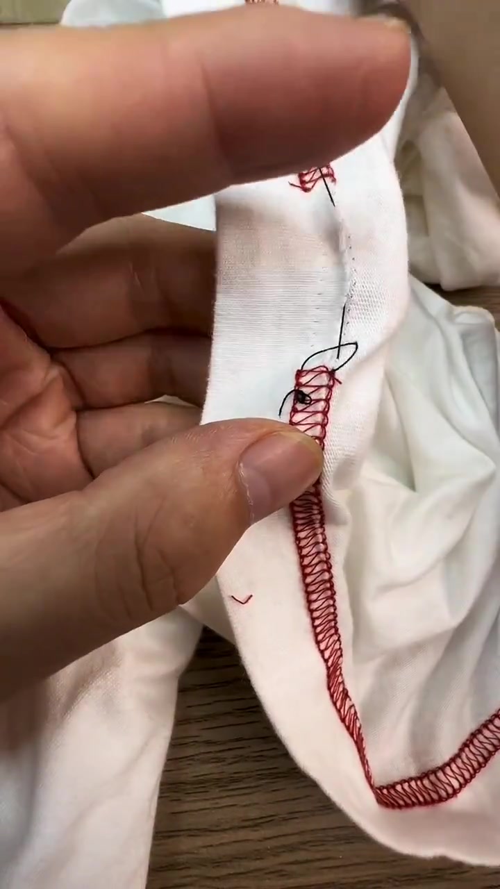 毛衣底边织补小妙招,简单易学,上手快,自己在家就能操作!