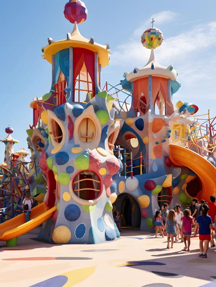 缤纷乐园效果图表现,乐园规划设计方案就找郑州华黔.