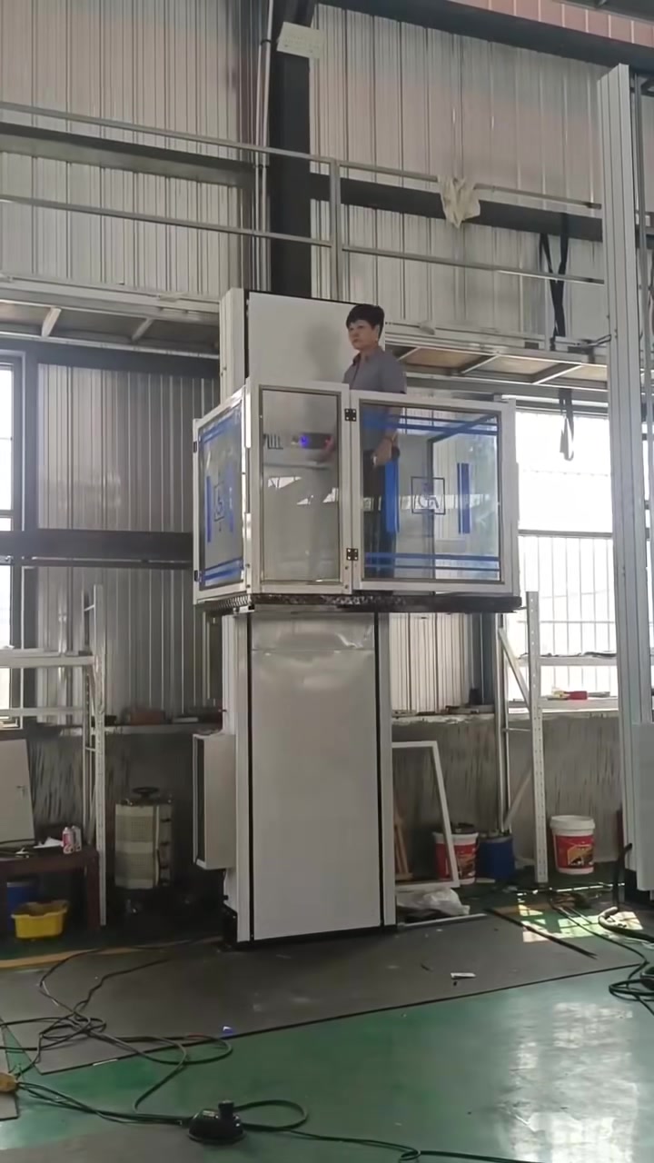 无障碍电梯 残疾人升降机 老年人升降平台-度小视