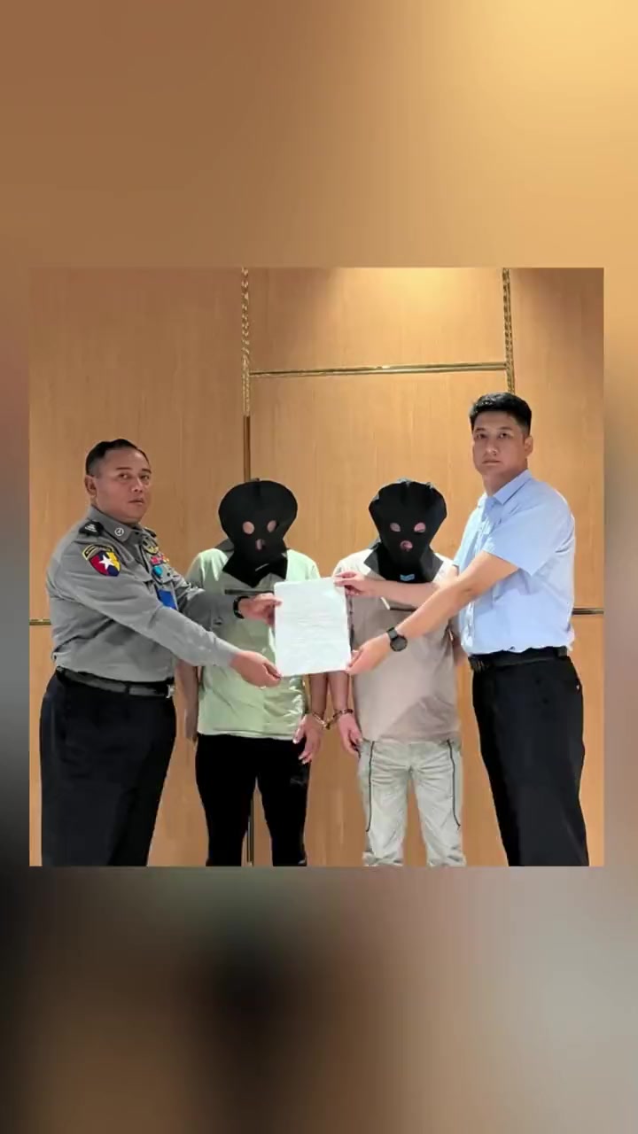 2名在缅电信诈骗犯罪嫌疑人被押解回国其中一人为骨干头目