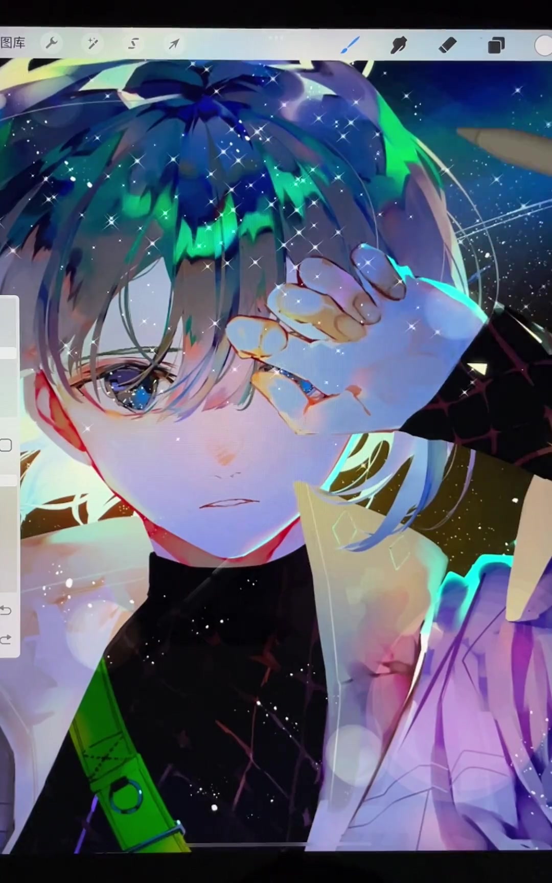 procreate绘画炫光光晕笔刷来啦~轻轻一戳效果直接拉满~ procreate