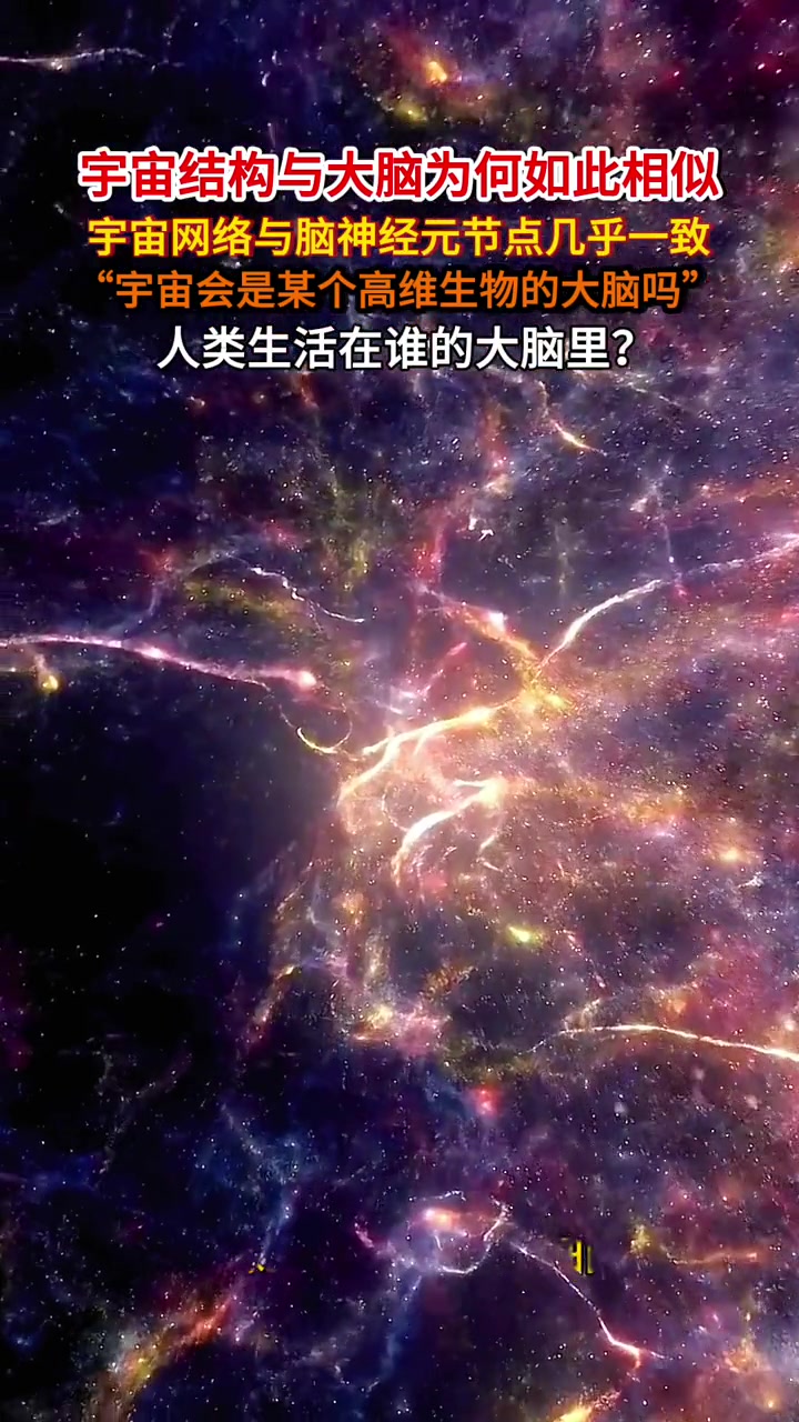 元节点几乎一致"宇宙会是某个高维生物的大脑吗"人类生活在谁的大脑里