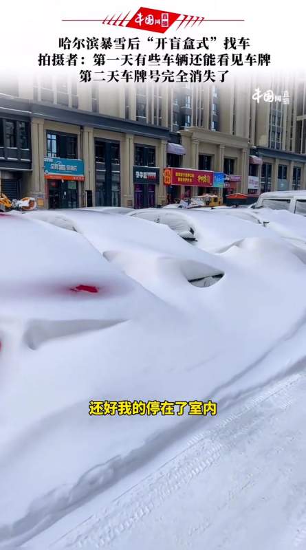 11月6日黑龙江哈尔滨哈尔滨暴雪后开盲盒式找车拍摄者第一天有些车辆