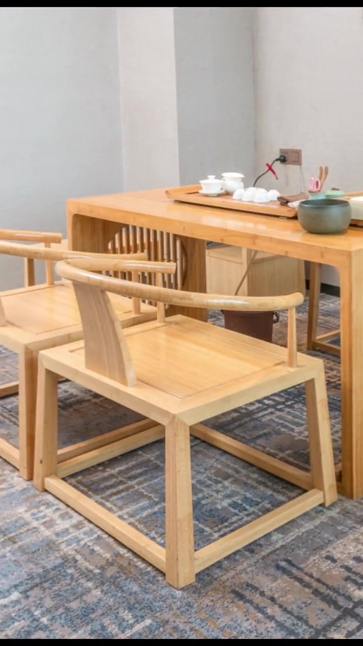 我要上热门 一间茶室,装得下生活,留得住闲情!竹茶家具案例展示.