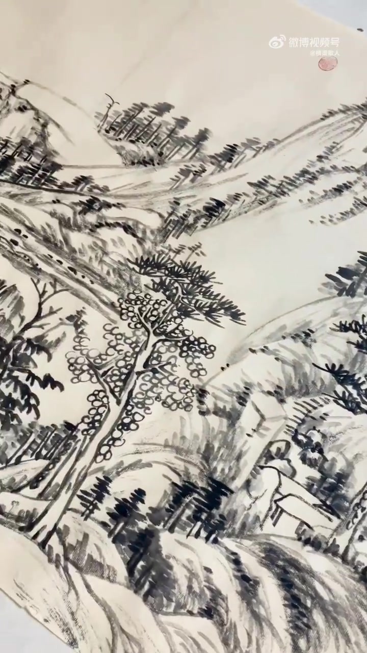 遇见艺术 癸卯冬月 这就是中国风  国画山水挂画,书房挂画,手绘软装挂