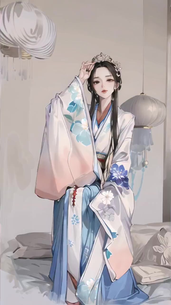 美人台上昔欢娱,今日空台望五湖(宋)汉服 国风 二次元