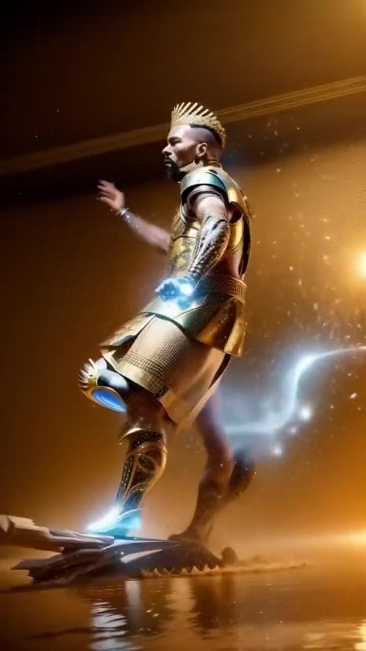 最喜欢的球星 梅西 希腊神话之王特效