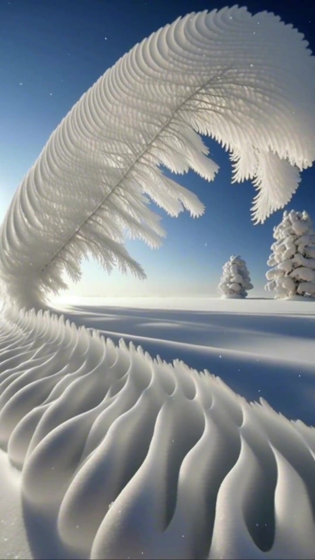 这么好看的雪景,当然要分享给你们啦 治愈系风景 雪景 雪中美景