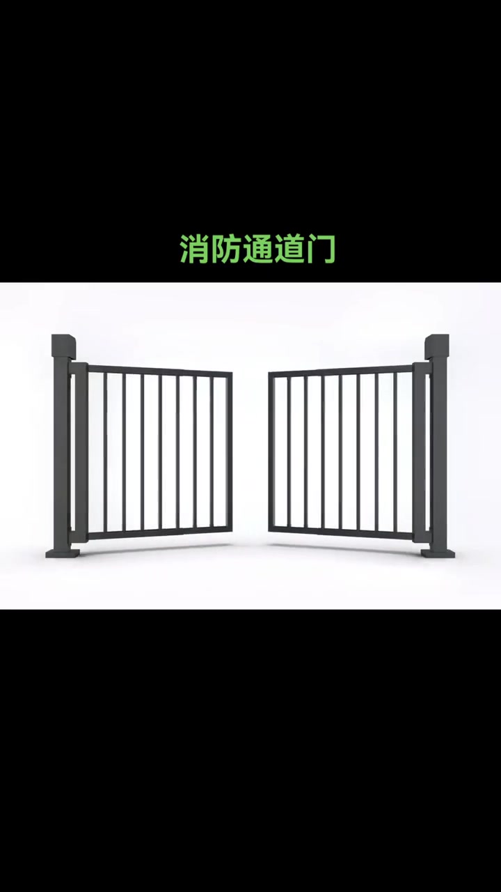 超宽消防通道广告门可过人,过车颜色和尺寸可定制 电动门 智能化弱电