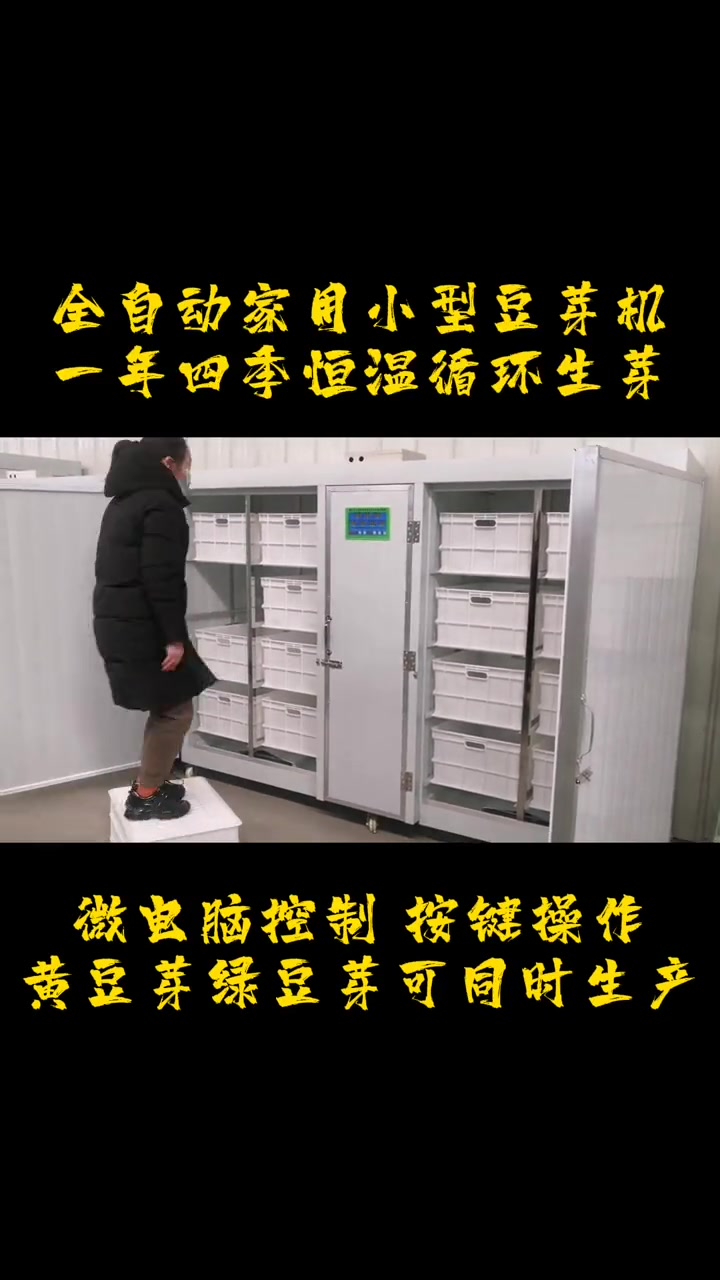 全自动家用小型豆芽机,按键操作,循环生产,四季恒温 全自动家用小型