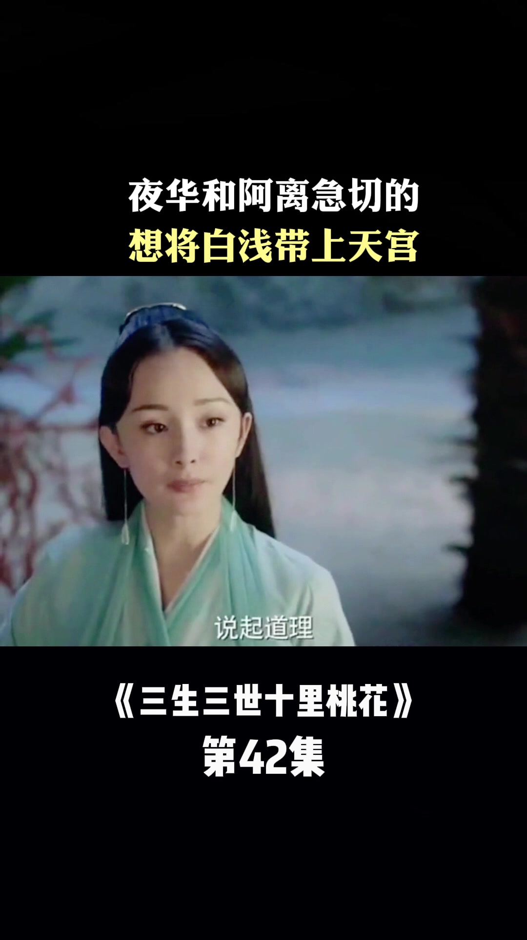 三生三世:夜华和阿离急切的,想将白浅带上天宫