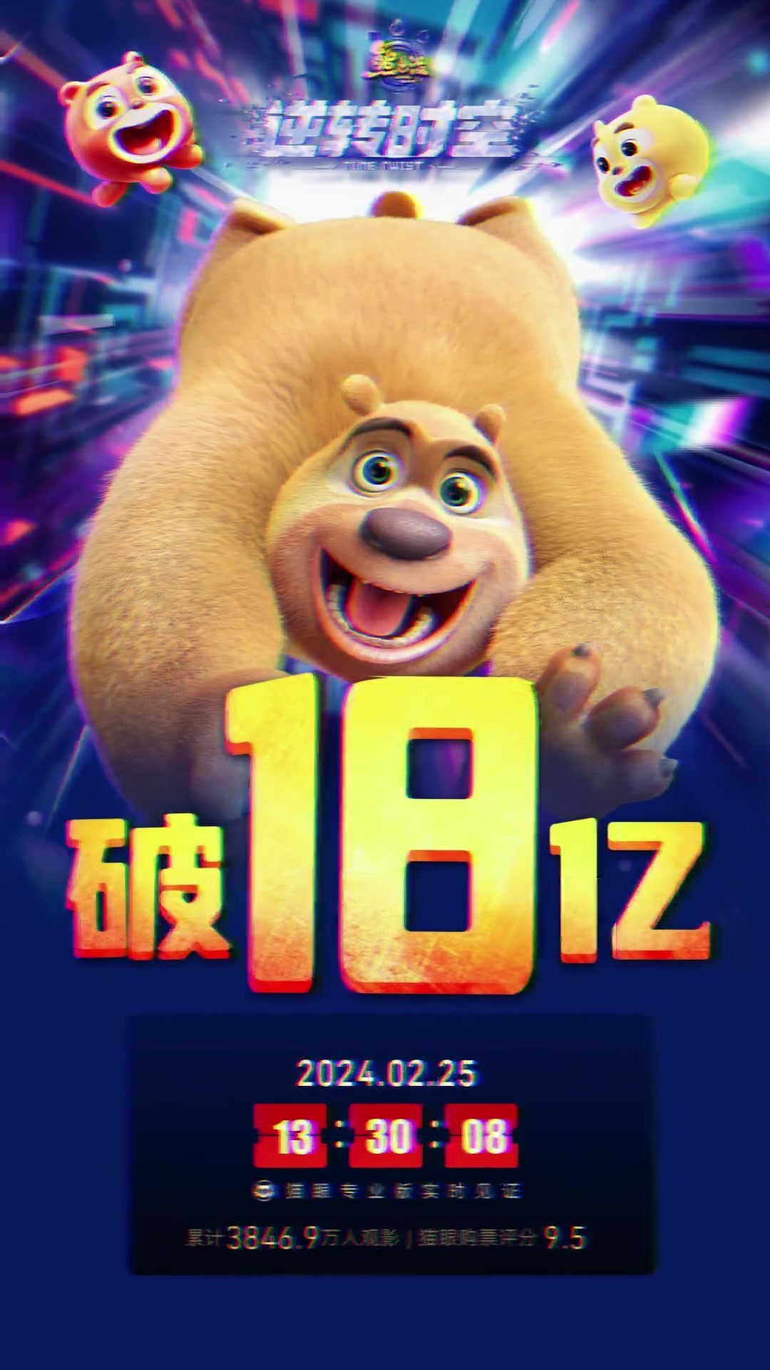 熊出没逆转时空总票房破18亿拥抱童年情怀共赴十年之约熊出没光头强
