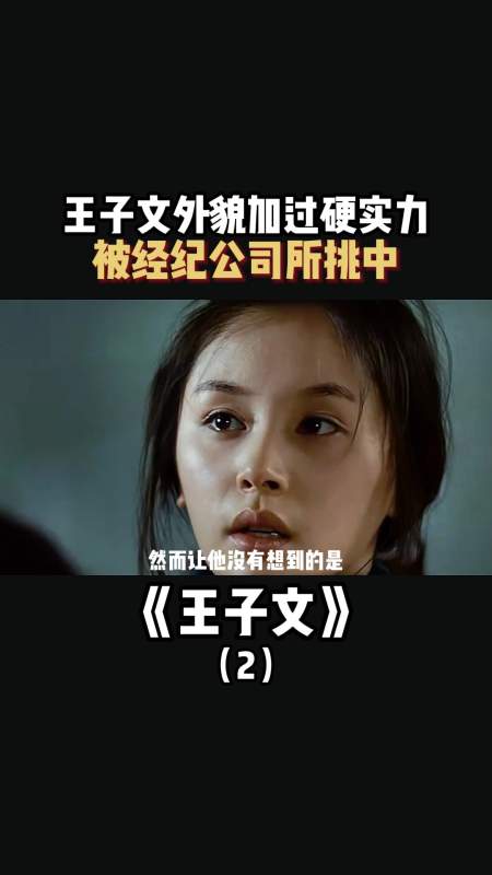 王子文外貌加过硬实力被经纪公司所挑中