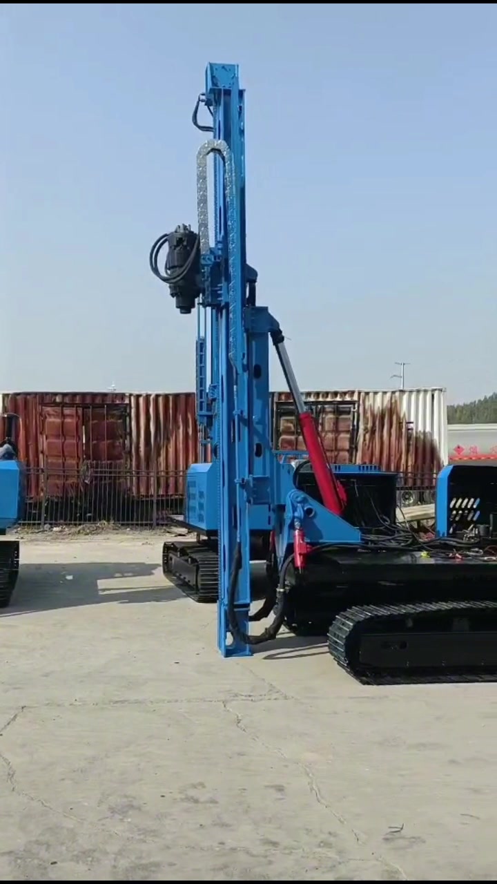 光伏打桩机 山地履带潜孔钻机 现货