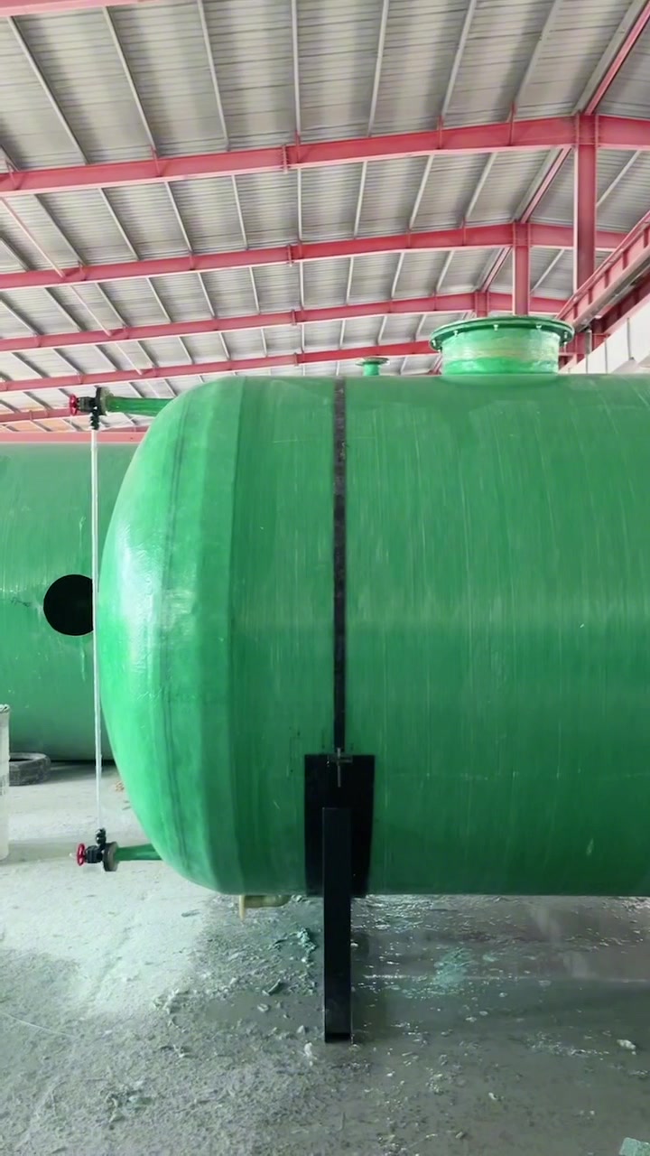 100立方三格玻璃钢化粪池玻璃钢储水罐玻璃钢消防水罐