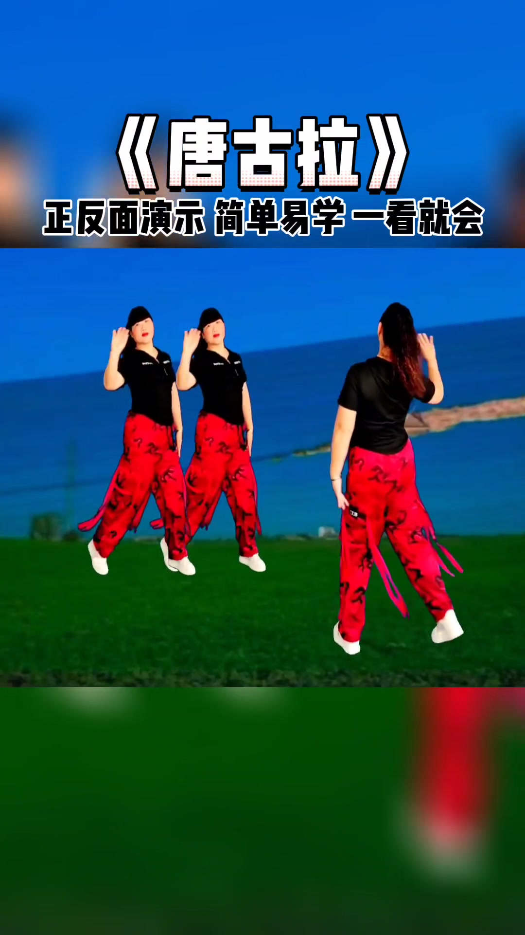 老歌dj广场舞《唐古拉》火爆流行正反面演示