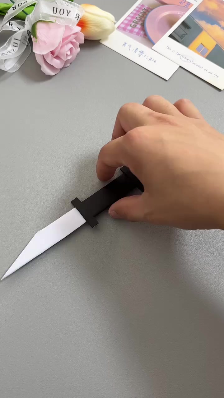 十秒钟教你做,超炫酷的双头剑亲子工 折纸 工折纸