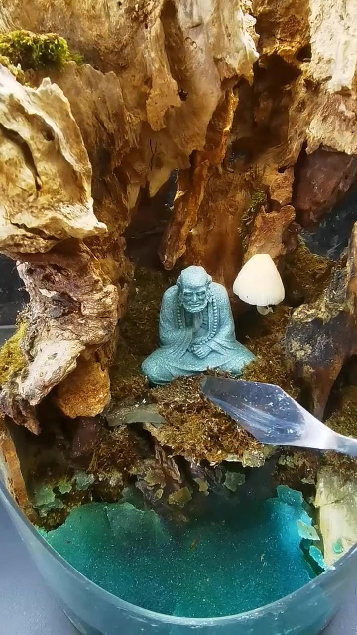 浑然天成的微景观造景