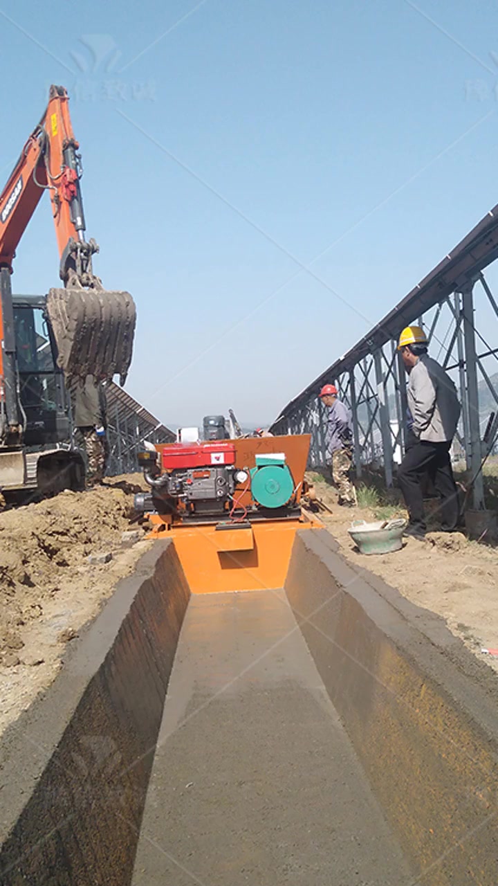 海南省渠道衬砌机哪家专业 带盖板 湖北水渠一次成型机怎么操作